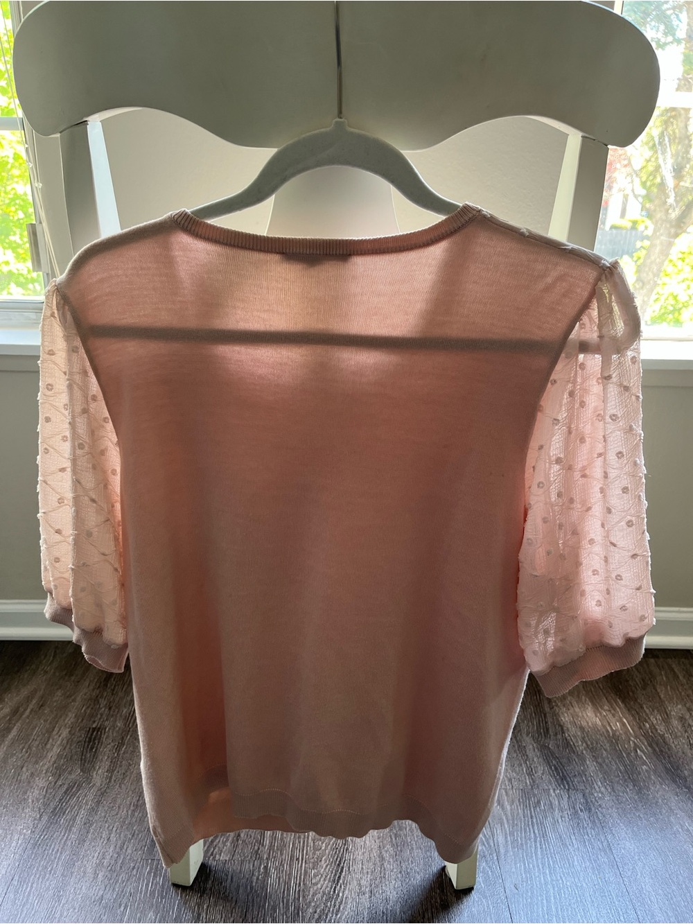 Adrianna Papell Women's Top-Blush Pink - Picture 2 of 2